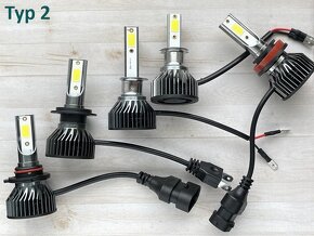 H7 led (H1,H3,H4,H8,H1,HB3...) kvalitné, silné a neoslňujúce - 3