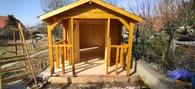 Záhradný drevený domček 2.5x5 - 3