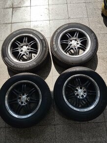 Elektrony 5x100 R15 + nové letné michelin pneumatiky - 3