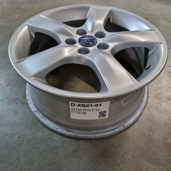 Hliníkové SUBARU disky 5x100 R16 6,5J ET55 - 3