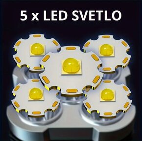 Prenosná LED baterka, 4 režim - 3