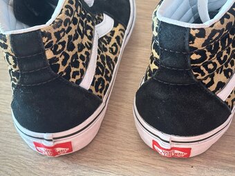 Vans Sk8-Hi Leopard Print - Veľkosť 38.5 - 3