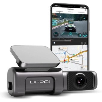 Autokamera DDPAI Mini 5  s GPS - 4K WiFi - 3