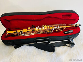 Predám nový B- soprán saxofón  kópia-Henri Selmer MARK VI - 3