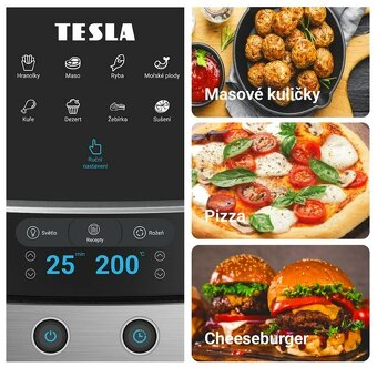 TESLA AirCook & Grill QG700 3x pouzita - 3