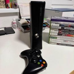 Predám xbox 360 slim v čiernej verzii plus hry - 3