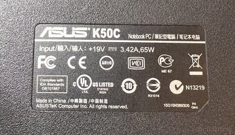 Asus K50C - 320GB HDD - 15,6" - 3