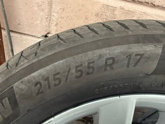 17" Elektrony SKODA 5x112 s letnymi pneu 215/55 R17 - 3