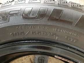 Hlinikove disky + zimne penumatiky Fulda 195/65 R15 91T - 3