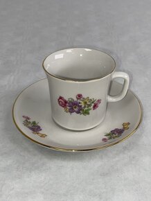 Porcelánový mocca servis Vera Thun Czechoslovakia - 3