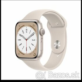 Apple Watch Series 8 GPS 45mm Starlight Aluminium Case with - 3