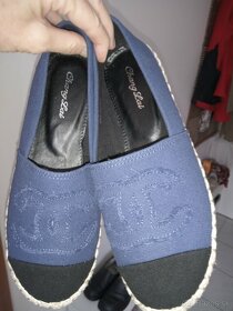 Damske/dievcenske nove platenky espadrilky 39 - 3