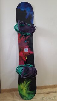 Predám snowboard Burton 147cm + viazanie Burton Scribe L - 3