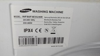 Automatická práčka SAMSUNG  WF80F5E5U4W 8kg - 3