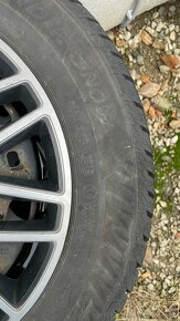 Predám zimné pneumatiky 165/70 R14 + plechove disky - 3