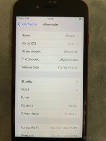 Apple iPhone SE 2022 (3. generácia) 64 GB červený - 3