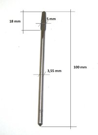 Závitník maticový M5 NO ČSN 223074 (NOVÝ) ČR - 3