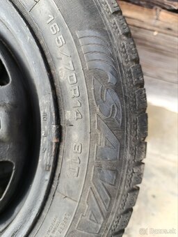 ZIMNÉ PNEUMATIKY 165/70  R 14 - 3