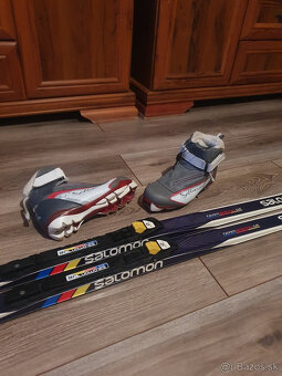 Predam bezkovy set,SALOMON,141 cm,SNS,c.36,supiny - 3