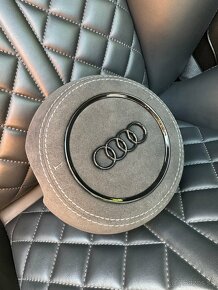 AUDI kryt airbagu - alcantara - 3