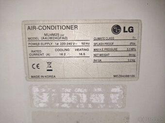 LG MULTISPLIT - MU4M25 inverter (štvorča) - 3