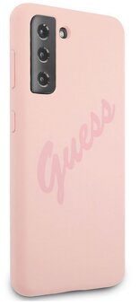 Guess Silicone Vintage Zadný Kryt pre Samsung Galaxy S21+ - 3