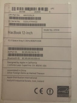 Macbook 12-inch 2017 Space Gray/1.3GHz/8GB/512GB - 3