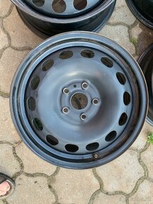 Predám plechové disky 5x112 R16 do vw škoda - 3