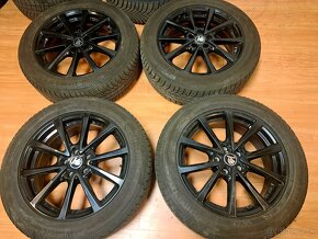 Predam Original elektrony Skoda 5x112 R18 a zimne pneu - 3