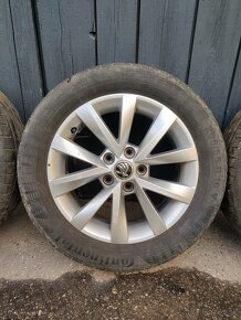 5x112r16 Elektróny Škoda Octavia R16 + letné pneu 205/55 R16 - 3