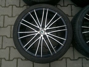 Elektrony Skoda Chrom 5x112 r18, letne pneu. 225/40 r18 - 3