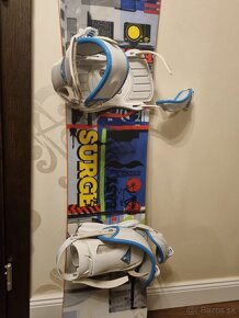 Snowboard 120cm s lyziarkami č. 39 - 3