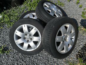 Alu disky + pneu 5x112 r16 - 205/55 r16 - 3