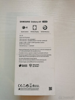 Samsung A9 6/128 GB Dual Sim Jako Nový - 3