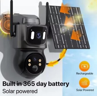 Solarna otocna Wifi kamera s 64GB kartou - 3