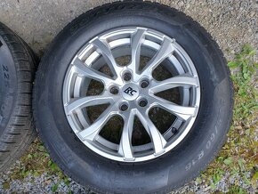 Alu disky Brock 5x112 R16 + Zimné pneu 225/60 R16 - 3