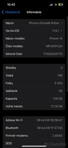 Predám,vymením Apple 14-128 mesačný top stave záruka - 3