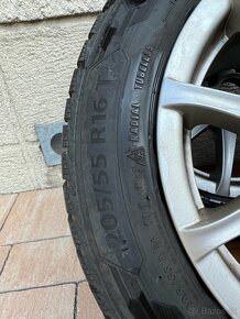 5x112 r16 Audi 205/55 zimné barum - 3