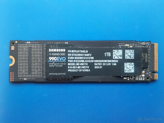 1TB SSD SAMSUNG 990 EVO M.2 PCI-e 4.0 NVMe - nový - 3