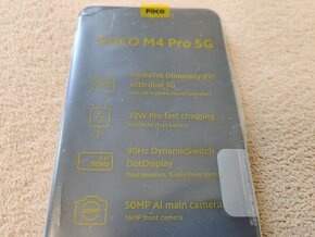 Xiaomi Poco M4 Pro 5G.  6gb+2gb/128gb.  Šedá metalíza. - 3