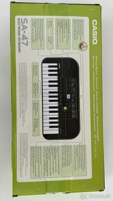 Casio SA 47 Detské elektronické klávesy - 3