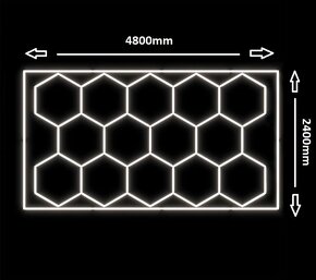 LED HEXAGON - OSVETLENIE - 3