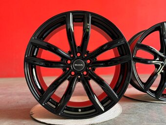 R17 5x120 (72.6) MAK FAHR GLOSS BLACK 8J ET30  DISKY NA BMW - 3