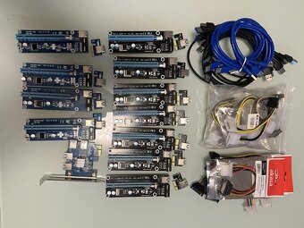 Mining príslušenstvo - Riser PCIe x16 na PCIe x1 - 3