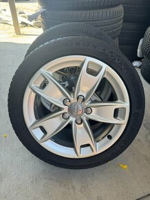 225/45 R17 Continental  Letná sada Audi A3 originál disky - 3