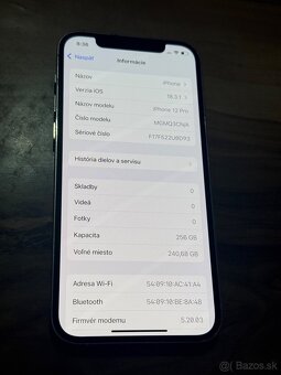 Predám Apple iPhone 12 PRO 256GB Silver bežne známky - 3