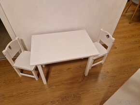 IKEA Sundvik detsky stolik + 2stolicky - 3