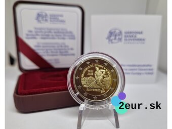 2€ Slovensko 2025 HOKEJ proof - 3