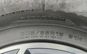 Zimný komplet 205/55R16 Dunlop + ALL disky Black - 3