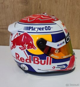 Max Verstappen - 2024 sezonna mini helma + podpis karta - 3